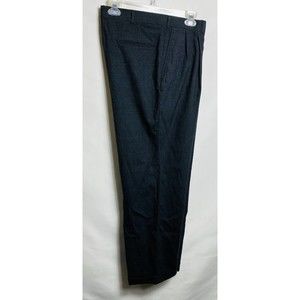 Taylors Row Men's Formal Pant 100% Pure Wool Dark Gray 36” Waist 28” Inseam